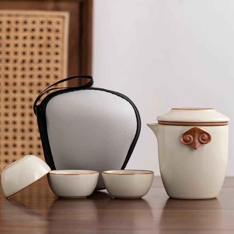 【Travel Tea Set】Blue and White portable Porcelain