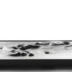 【Tea tray】Water buffalo diving Carving Chinese Ink Black stone Tea tray