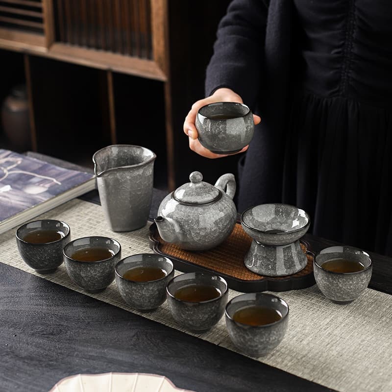 【Tea set】Iced flower tea set