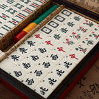 Vintage Elegance Mahjong Case Set