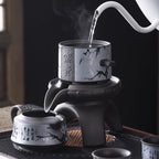 【Tea Set Gift Box】Snow-resistant plum blossoms decoration Purple sand tea set