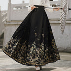 【Han Costume】Calligraphy-themed pleated skirt suit