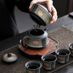 【Tea Set Gift Box】Twig Lotus Tea Set