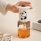 【Travel Tea Set】Panda White porcelain Quick Cup