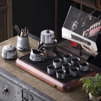 【Tea Set Gift Box】Snow-resistant plum blossoms decoration Purple sand tea set